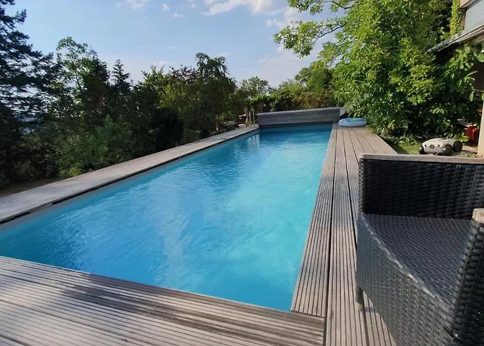 דירה Doppelzimmer Mit Neuem Bad Und Sportpool-nutzung Aussen, Naturpark, Garten Mit Rheinblick